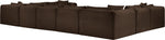 Shaggy - 9 Piece Modular U-Shaped Sectional