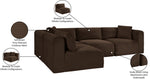 Shaggy - 4 Piece Modular Sectional