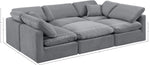 Indulge - Velvet 6 Piece Modular Sectional
