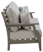 Visola - Sofa with Cushion - Gray