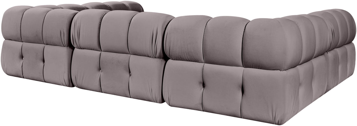 Orin - Velvet 6 Piece Modular Sectional