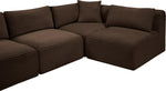Shaggy - 4 Piece Modular Sectional