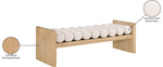Waverly - Bench With Natural Frame
