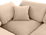 Comfy - Velvet Modular Sofa 3 Seats