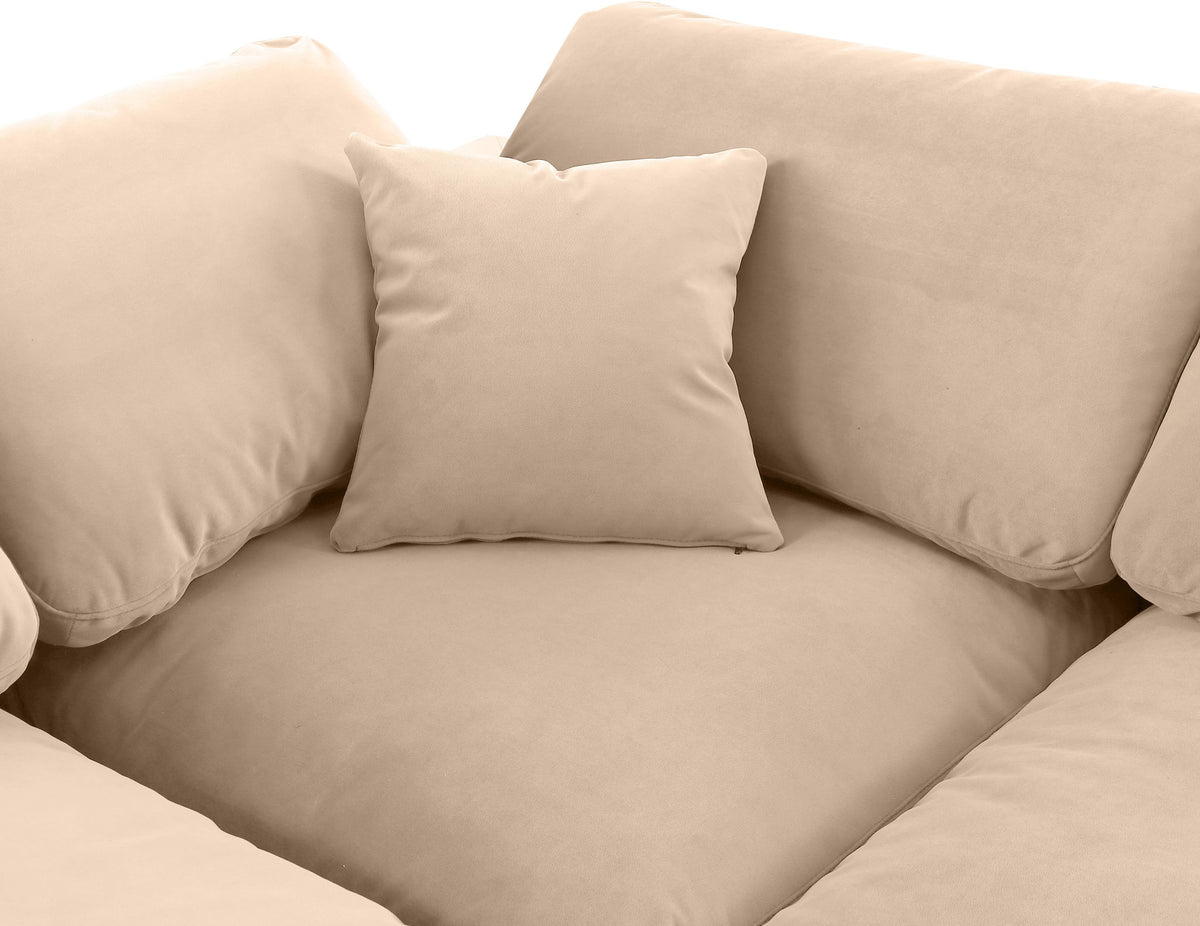 Comfy - Velvet Modular Sofa 3 Seats