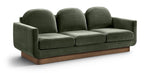 Diviento - Velvet Performance Fabric Upholstered Sofa