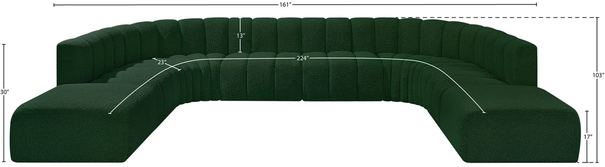 Arc - Boucle Fabric Modular Sectional