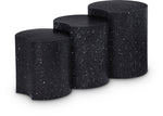 Dimple - 3 Piece Modular End Table - Terazzo Finish