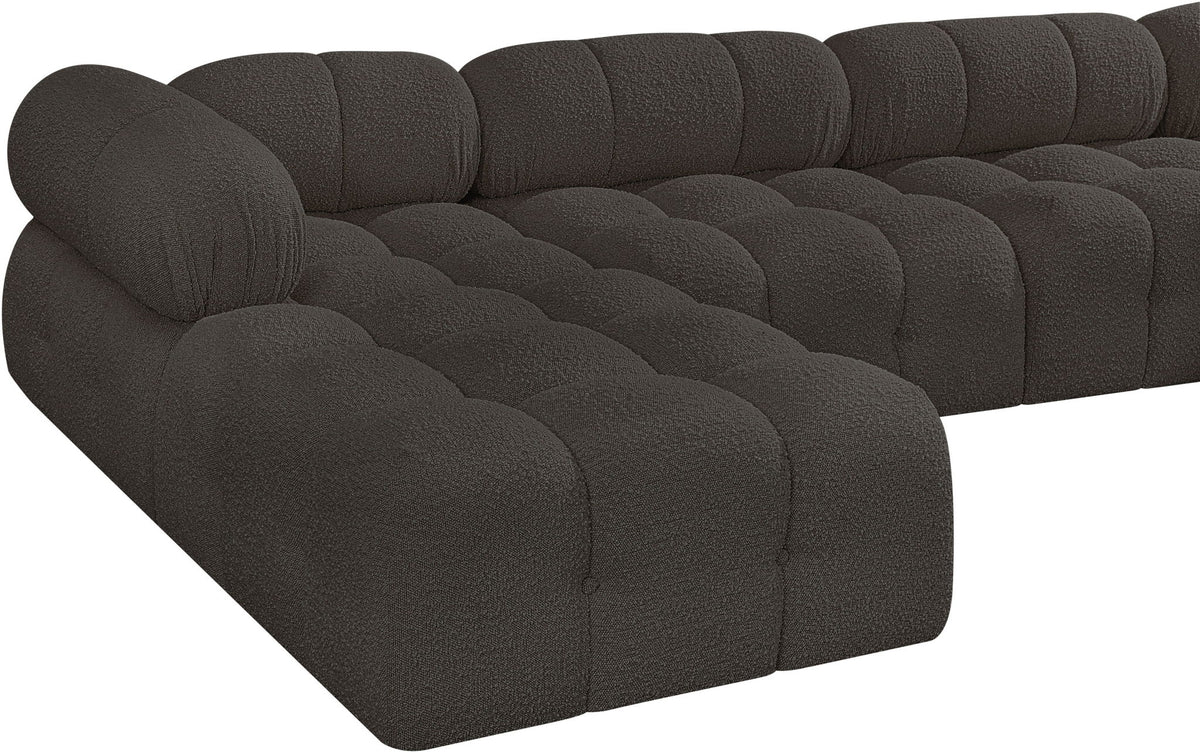 Ames - 6 Piece Fabric Modular U-Shaped Sectional