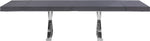 Excel - Oak Wood Extendable Dining Table - Rich Gray