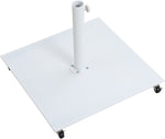 Fiji - Aluminum Patio Umbrella With Square White And Black Base