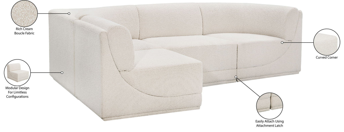 Ollie - 4 Piece Modular Sectional