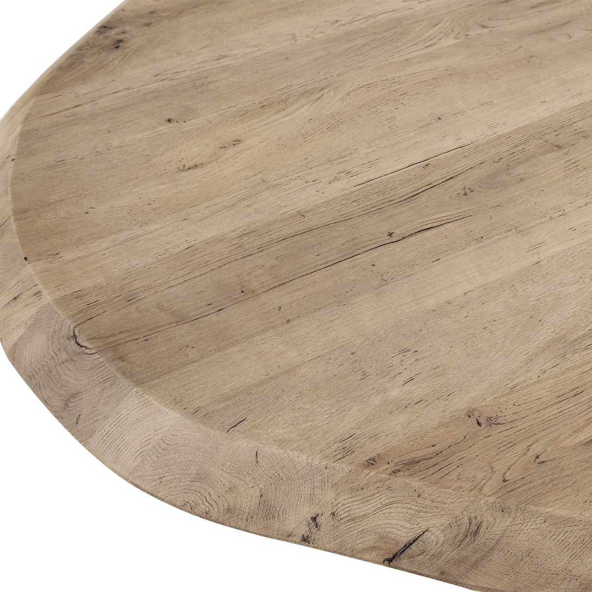 Tiernan - Reclaimed Oak Round Coffee Table - Woodtone
