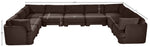 Hammond - Velvet Performance Fabric Upholstered 9 Piece Sectional