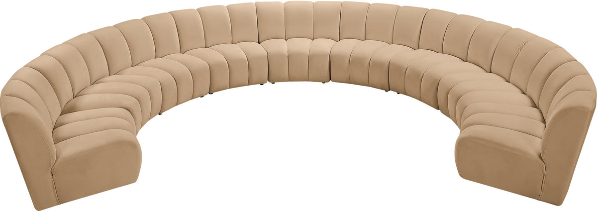 Infinity - 9 Piece Modular Sectional - Camel