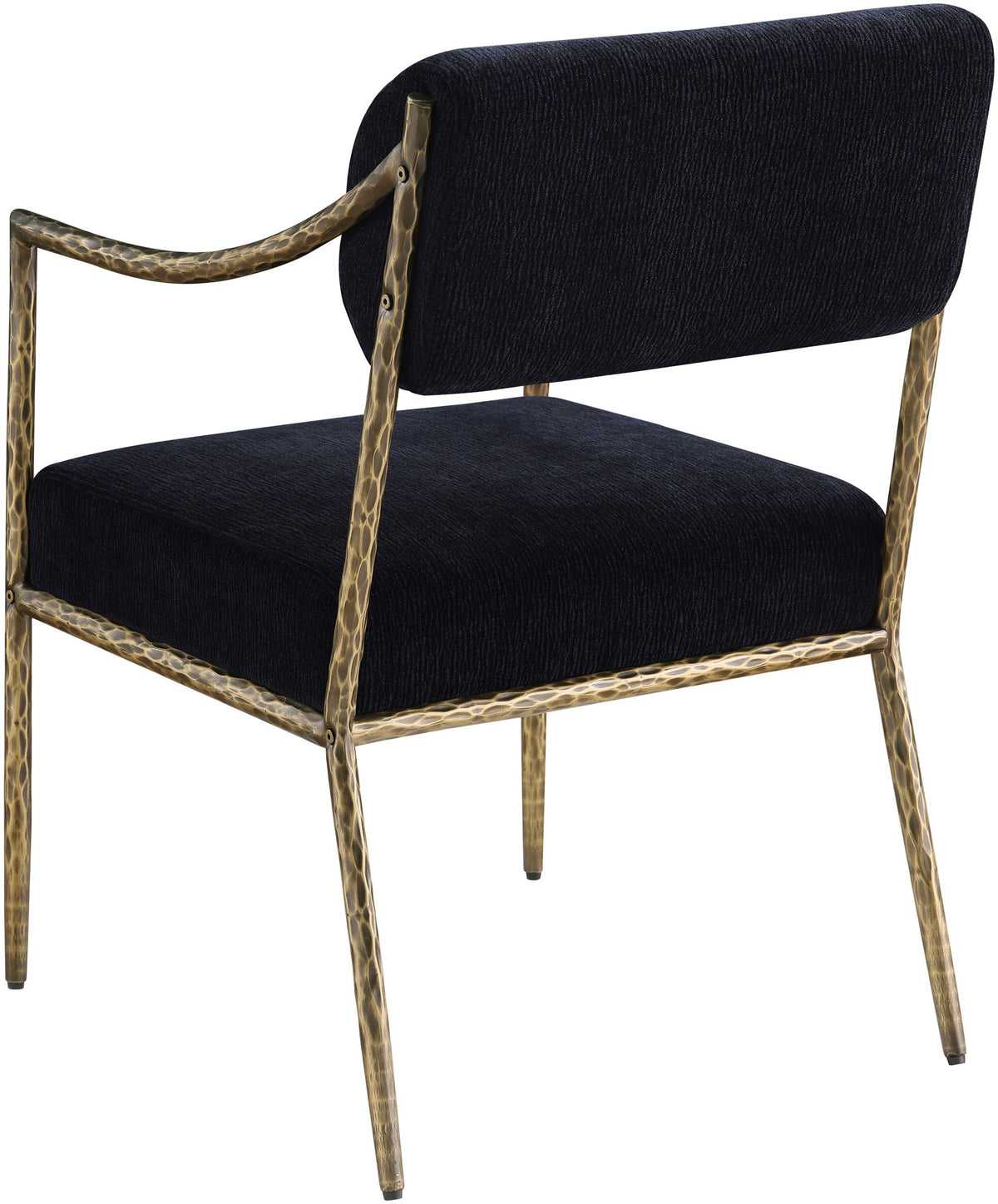 Bastille - Upholstered Dining Arm Chair (Set of 2) - Brass Frame