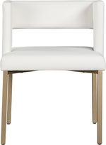 Caleb - Dining Chair with Gold Legs (Set of 2)