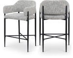 Dame - Fabric Upholstered Counter Stool (Set of 2)