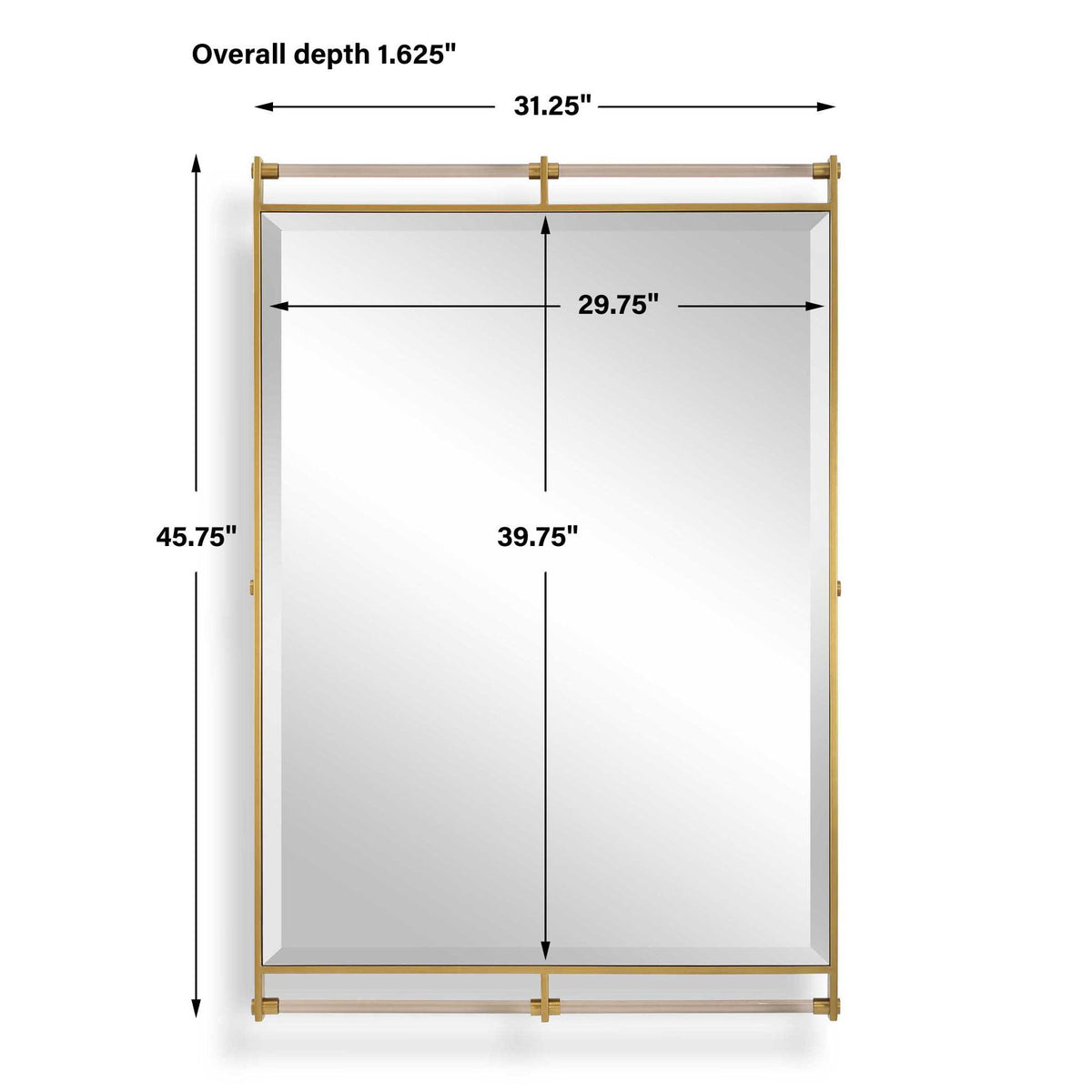 Ripoll - Mirror - Antique Brass