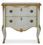 Home Accent - French 2-Drawer Chest - Silver