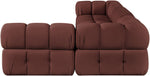 Orin - Fabric Velvet 4 Piece Modular Sectional