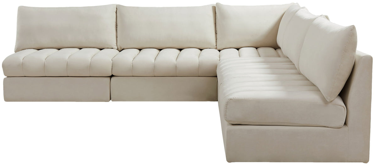 Jacob - Modular Corner Armless Sectional 5 Piece