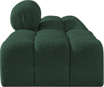 Ames - 3 Piece Boucle Upholstered Modular Sofa With 2 Backless Seats