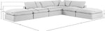Comfy - 6 Piece Linen Modular Sectional