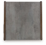 Kallenny - Square Cocktail Table - Brown / Gray