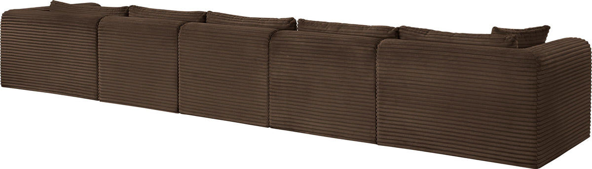 Shaggy - 5 Piece Modular Sectional With Chaise