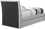 Myles - Linen Twin Trundle Bed