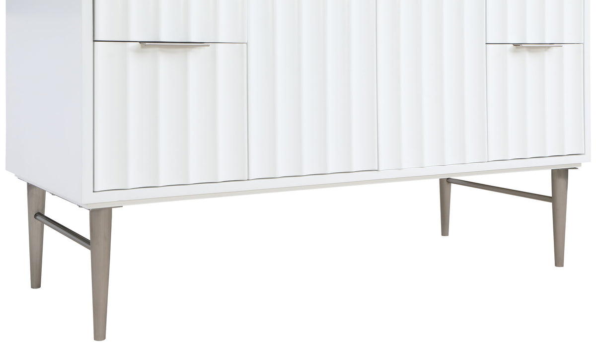 Modernist - Bathroom Vanity With Chrome Legs