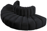Arc - Velvet 4 Piece Modular Sofa