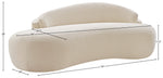 Caspian - Chenille Fabric Upholstered Loveseat
