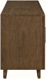 Sova - Solid Wood, Oak Veneer And Stainless Steel Sideboard/Buffet