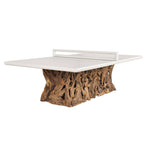 Stonewood - Indoor-Outdoor Ping-Pong Dining Table - White / Woodtone
