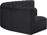 Arc - Faux Leather 6 Piece U-Shaped Modular Sofa