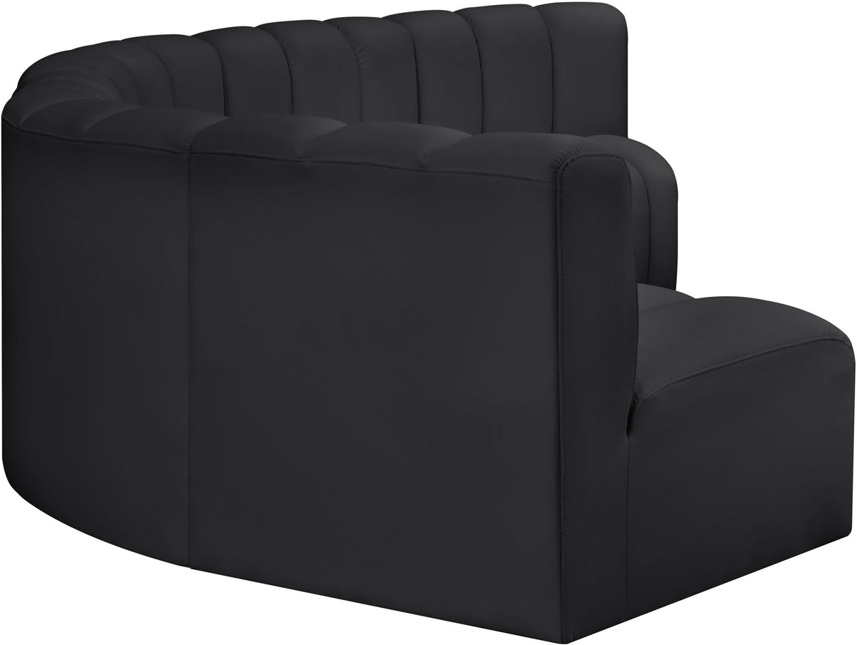 Arc - Faux Leather 6 Piece U-Shaped Modular Sofa