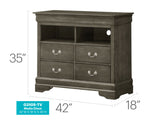 Glory Furniture - Louis Phillipe - Media Chest