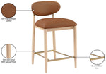 Riccio - Stool - Natural And Gold Frame