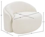 Caspian - Chenille Fabric Upholstered Chair