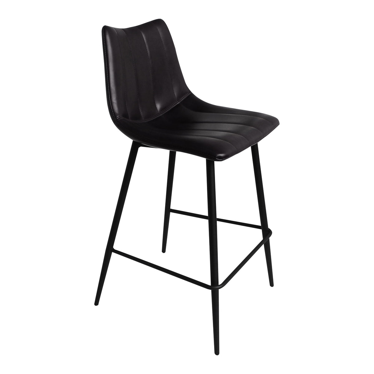 Alibi - Counter Stool (Set of 2) - Matte Black