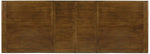 Archivist - Trestle Table With 2-18" Leaves - Dark Brown