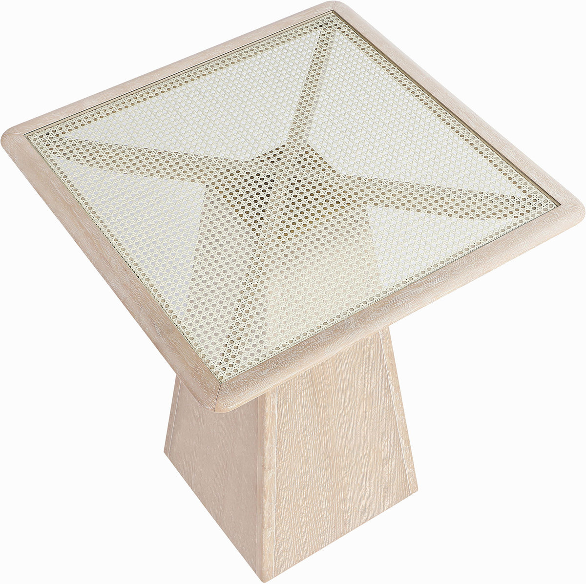 Atrium - Glass Top And Wood Base Dining Table