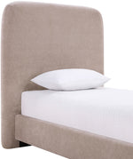 Fira - Chenille Fabric Upholstered Bed