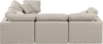 Indulge - Linen 4 Piece Modular Corner Sectional