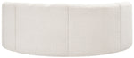 Arc - Boucle Fabric 4 Piece U-Shaped Modular Sofa