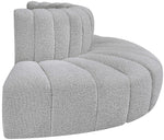 Arc - Boucle Fabric 4 Piece Modular Sofa
