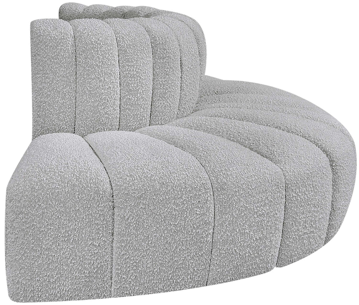 Arc - Boucle Fabric 4 Piece Modular Sofa