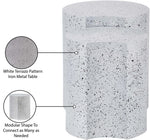 Dimple - Modular End Table - Terazzo Finish
